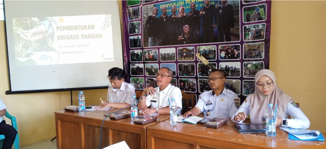 Pembentukan Brigade Pangan di Kecamatan Lakbok oleh Museum Tanah dan Pertanian
